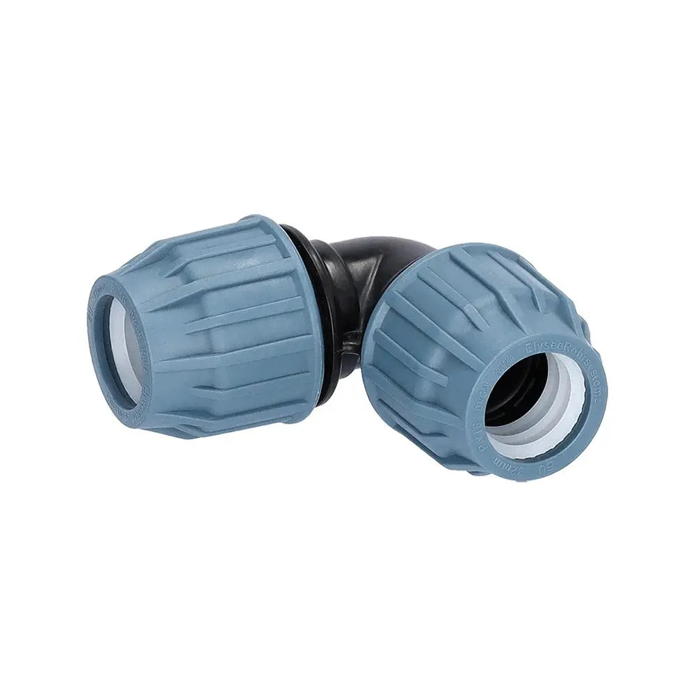 PE Winkel 2x Klemmmuffe 63 mm PN16 DVGW Beregnungsanlagen vom Experten