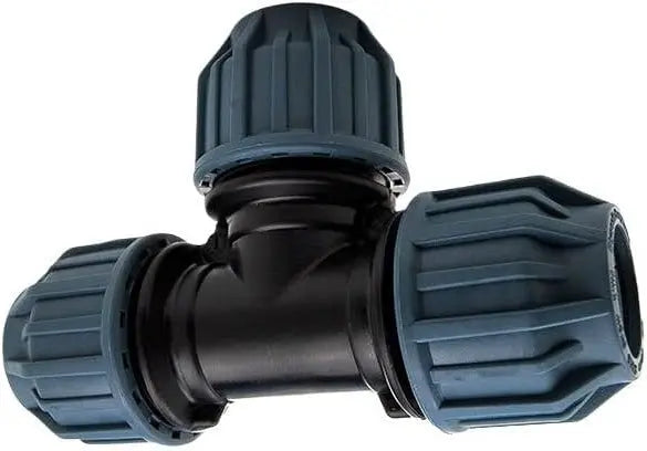 PE T-Stück 3x Klemmmuffe 63 mm PN16 DVGW Beregnungsanlagen vom Experten