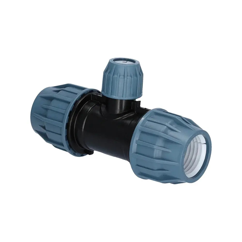 PE T-Stück reduziert 3x Klemmmuffe 32 mm x 25 mm x 32 mm PN16 DVGW Mein Shop
