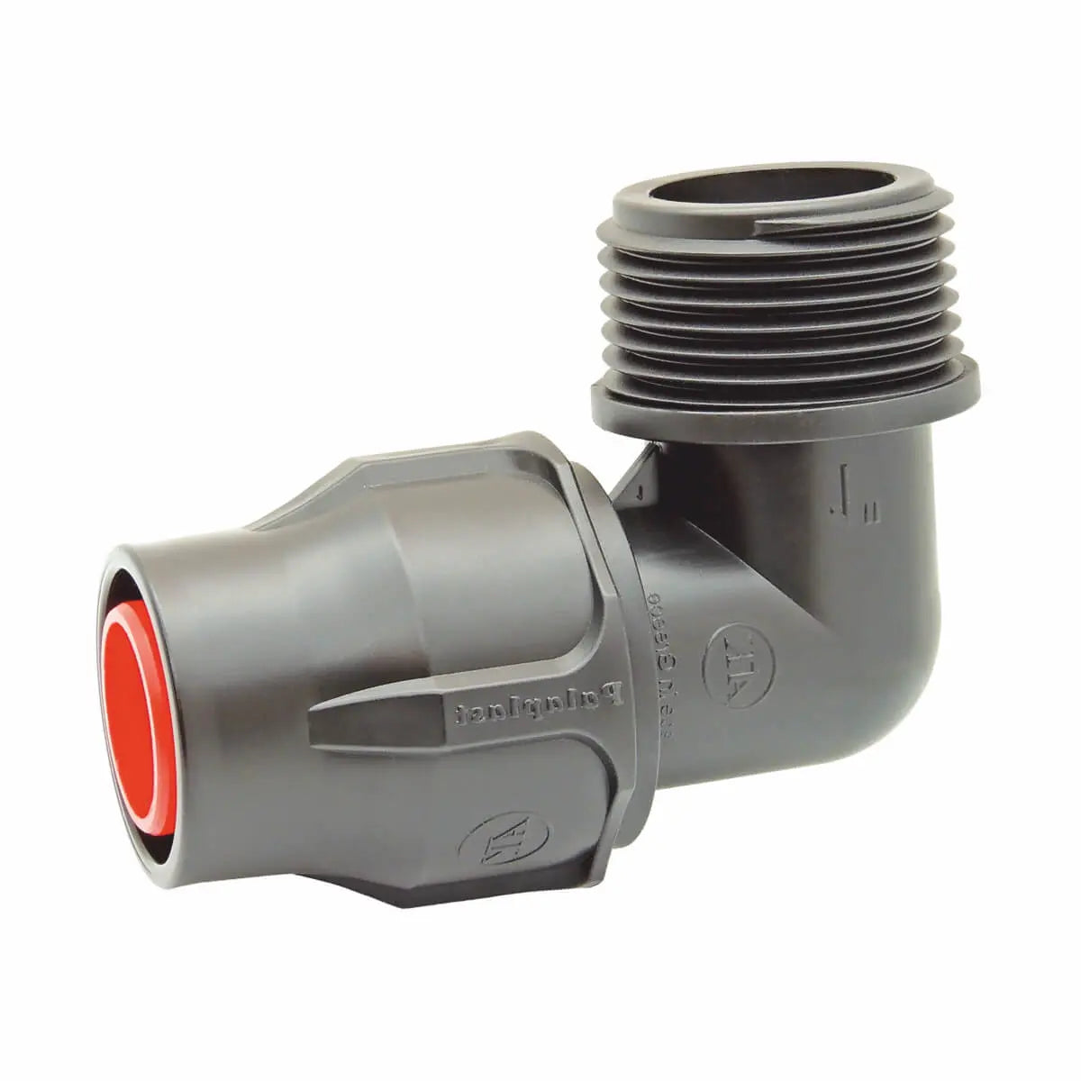 Lock Anschlussstücke 16 mm für Tropfrohr Winkel 16 mm x 3/4" AG Palaplast