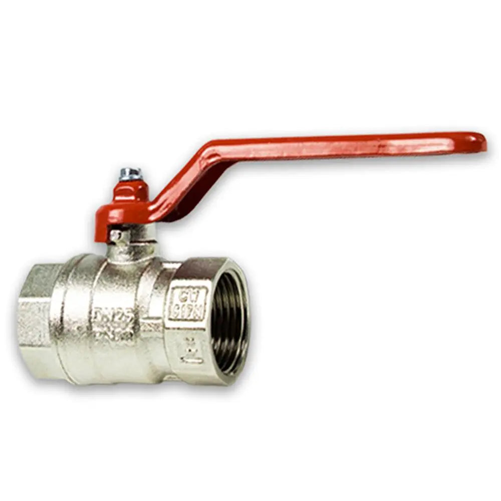 Messing Kugelhahn mit Hebelgriff 1/2" IG Mein Shop