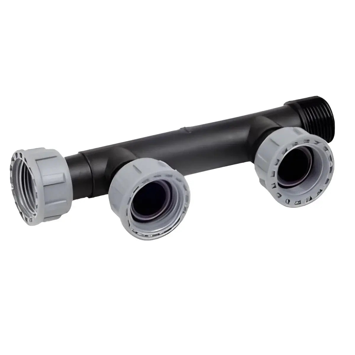 Tavlit Swivel Verteiler für Ventilanschlüsse 2-Fach PP 3 x 1"IG x 1"AG Tavlit